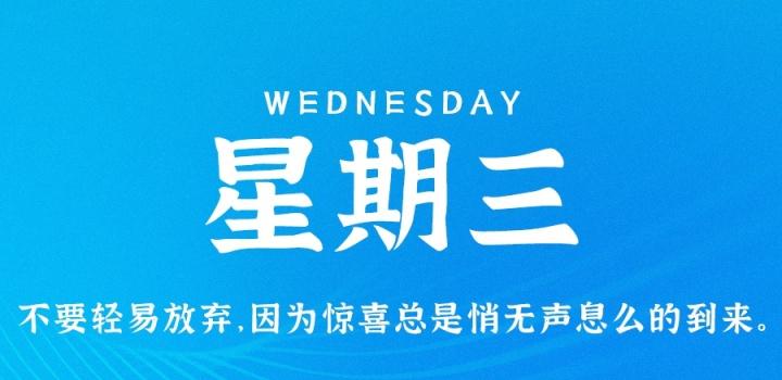 2月22日,星期三,在这里每天60秒读懂世界!