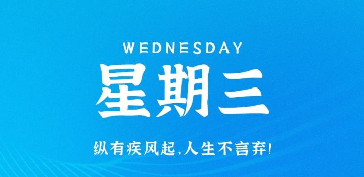 3月22日,星期三,在这里每天60秒读懂世界!